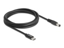 Delock Ladekabel USB-C zu 5.5 x 2.1 mm Stecker 1.5 m