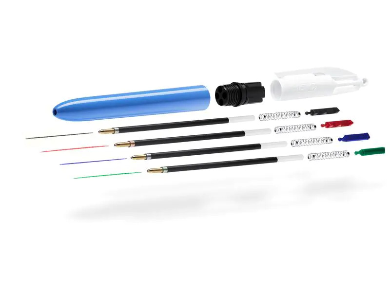 BIC Kugelschreiber Classic 0.32 mm, Blau/Weiss, 12 Stück
