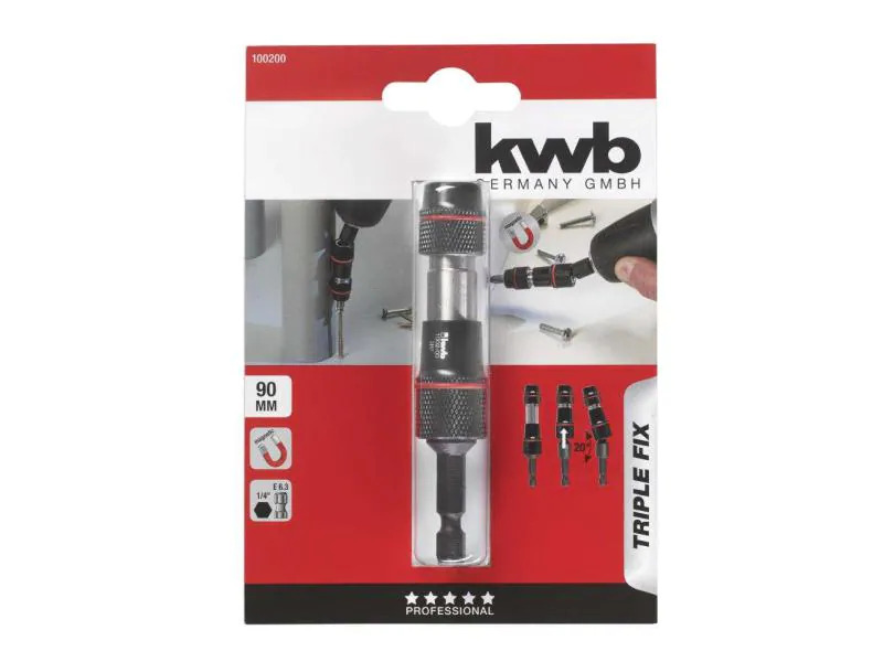 kwb Bit-Adapter Triple-Fix 1/4 Sb