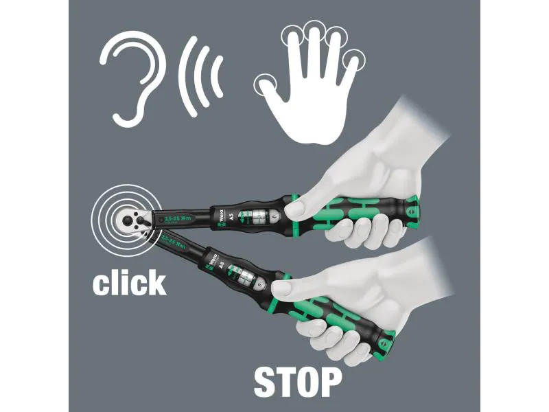 Wera Drehmomentschlüssel Click-Torque A 5, 1/4-Vierkant