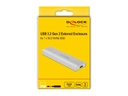 Delock Externes Gehäuse USB-C -  M.2 Key-M, NVME Extern