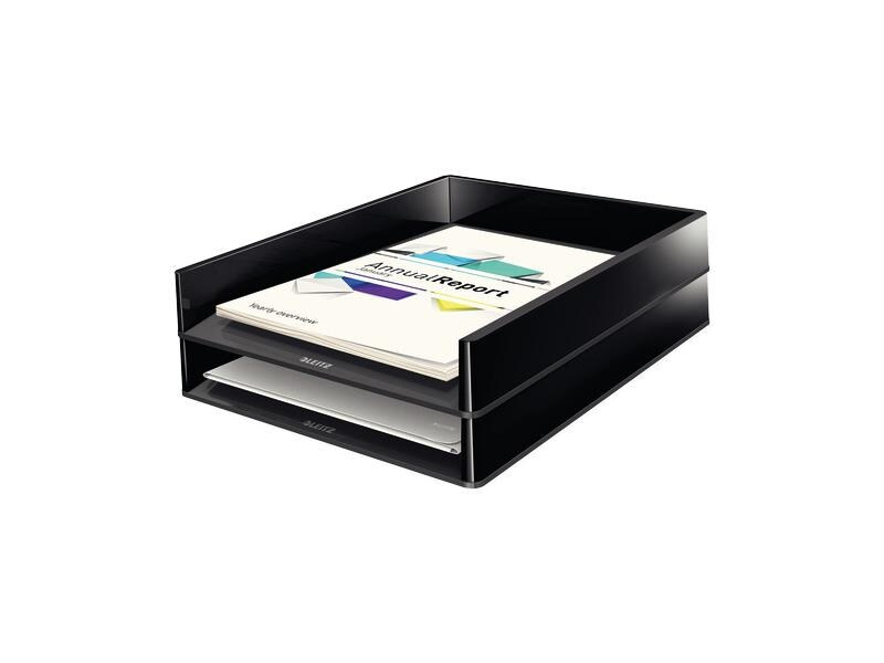 Leitz Ablagekorb Duo Colour Anthrazit/Schwarz