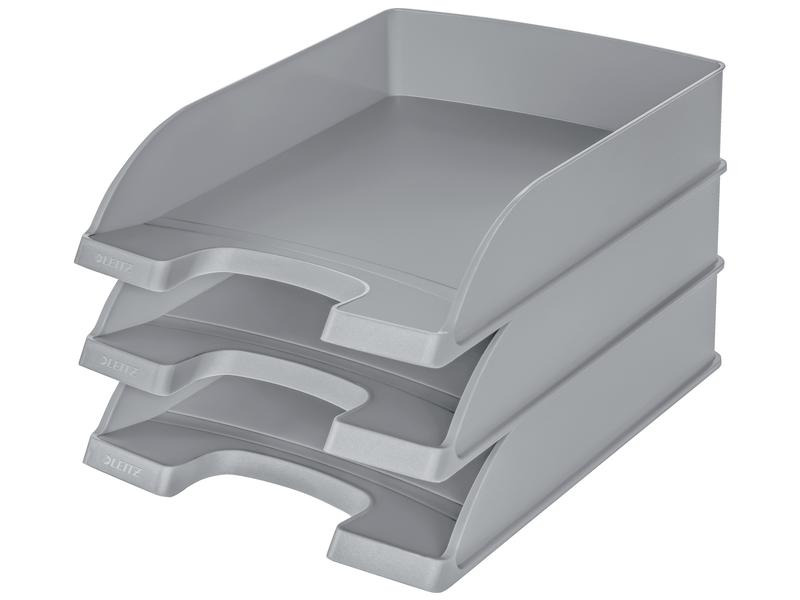 Leitz Ablagekorb Plus Standard Silber
