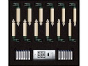 Lumix LED Baumkerze Superlight Flame, Starter Set, 12 Stück