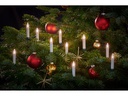 Lumix LED Baumkerze Superlight Flame, Starter Set, 12 Stück