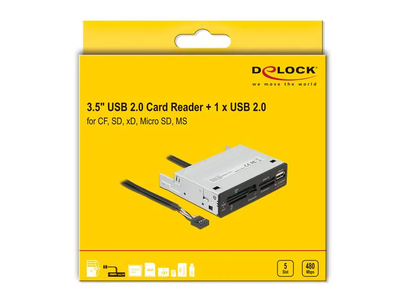 Delock Card Reader Intern 91708 3.5