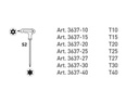 Kraftwerk Schraubenzieher-Set Completo EVA3 TX-T-Griff, 7-teilig