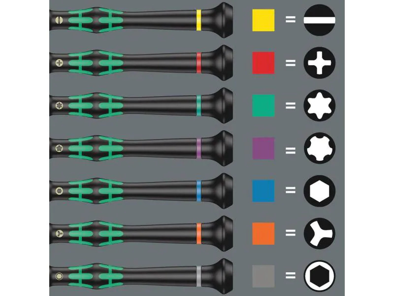 Wera Schraubenzieher-Set Kraftform Micro Big Pack 1, 25-teilig