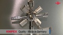 Knipex Schaltschrankschlüssel TwinKey