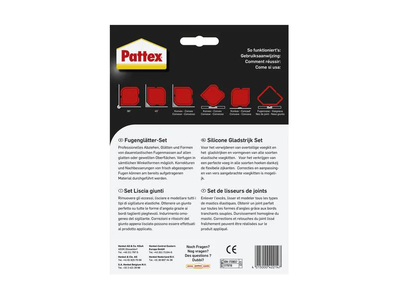 Pattex Fugenglatter-Set 9 Stück