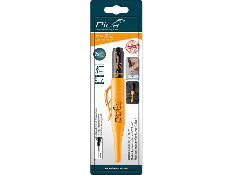 Pica Tieflochmarker Pica-Ink Schwarz