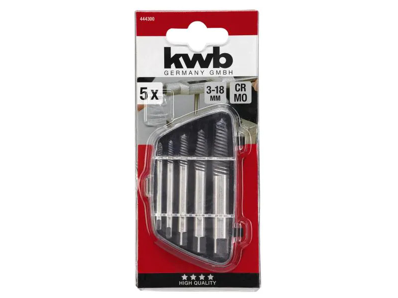 kwb Schraubenausdreher Set 5-teilig