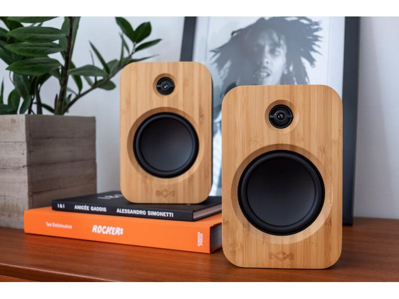 House of Marley Regallautsprecher Paar Get Together Duo Schwarz