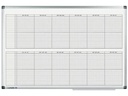 Legamaster Magnethaftendes Whiteboard Projektplaner, 60 cm x 90 cm