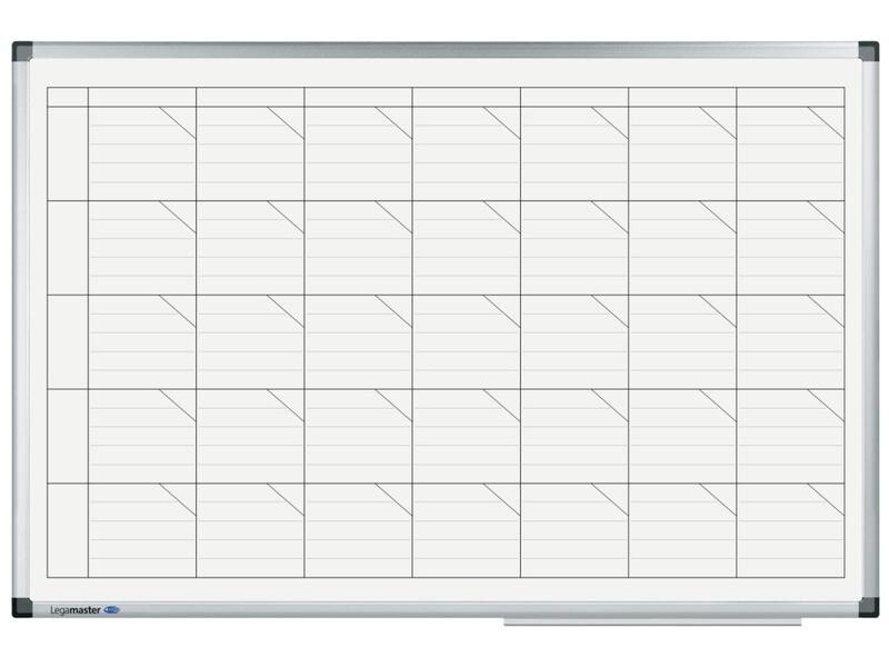 Legamaster Magnethaftendes Whiteboard Universalplaner, 60 cm x 90 cm