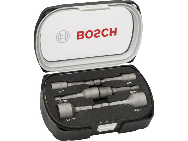 Bosch Professional Steckschlüssel-Set 1/4 Aufnahme 6-teilig