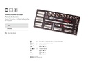 Kraftwerk Steckschlüssel-Set 3/8 Completo EVA3 32-teilig