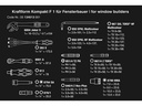 Wera Werkzeug-Set Kraftform Kompakt F 1 35-teilig