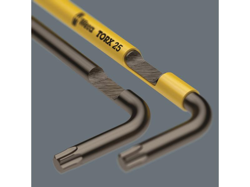 Wera Winkelschlüssel-Set T8-T40 farbig lang