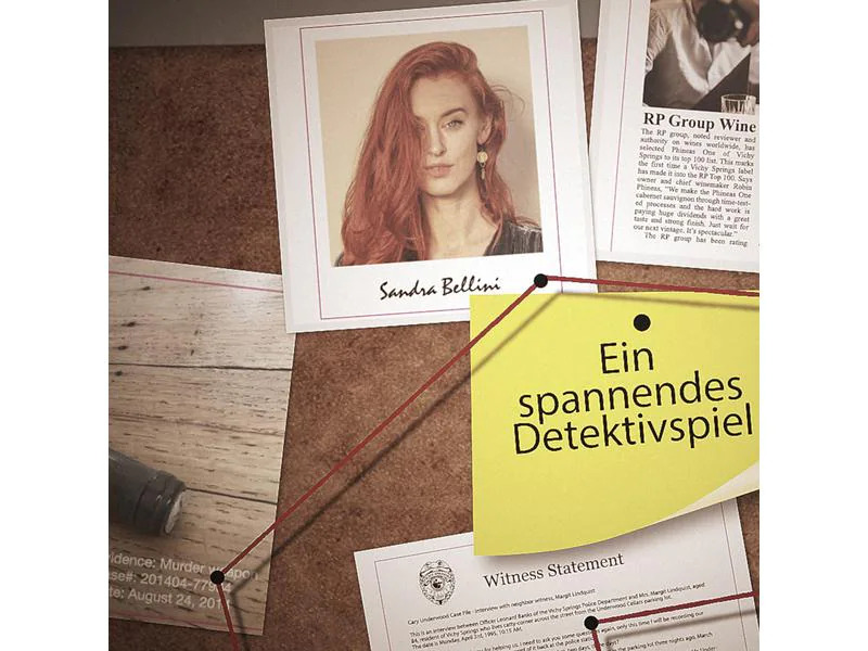 Kosmos Partyspiel Murder Mystery Case File: Der Tote im Weinkeller