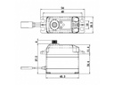 Savöx Standard Servo SC-1268SG+ 25 kg Digital HV