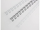 GBC Binderücken Wire Bind 21 Ø 10 mm, Silber, 100 Stück