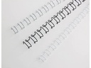 GBC Binderücken Wire Bind 21 Ø 12 mm, Silber, 100 Stück