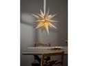 Star Trading Leuchtdekoration Stern December, Beige, Ø 45 cm