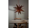 Star Trading Leuchtdekoration Stern December, Braun, Ø 45 cm