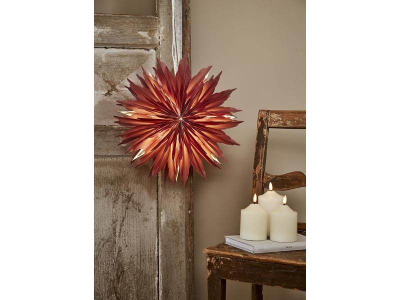 Star Trading Leuchtdekoration Stern Dis, Rot, Ø 40 cm