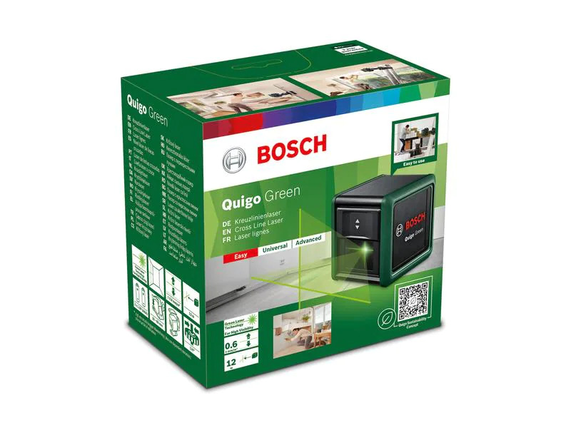 Bosch Kreuzlinien-Laser Quigo Green 12 m