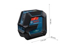 Bosch Professional Linienlaser GLL 2-15 G + BT150 Stativ 15 m