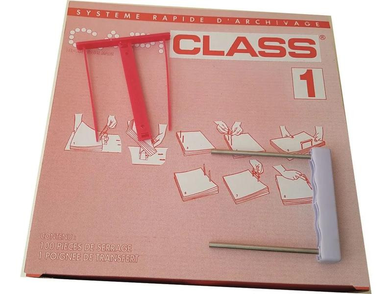 Büromaterial Archivclips mit Übertragungsgriff 100 Stück