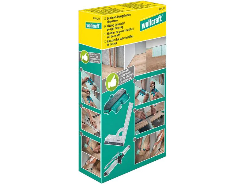 Wolfcraft Geling-Set «Laminat- und Designboden einpassen» 3-teilig