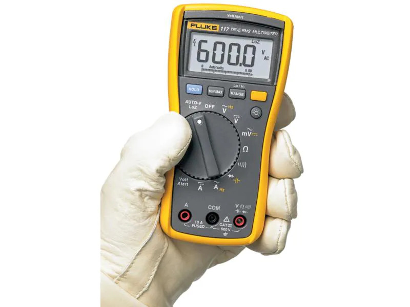 Fluke Multimeter 117 Digital 600 Vac/10A ac