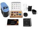 De'Longhi Kaffeemaschine Nespresso Vertuo Pop Blau/Schwarz ENV90