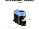 De'Longhi Kaffeemaschine Nespresso Vertuo Pop Blau/Schwarz ENV90