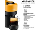 De'Longhi Kaffeemaschine Nespresso Vertuo Pop Gelb/Schwarz ENV90