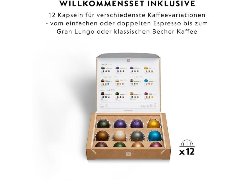 De'Longhi Kaffeemaschine Nespresso Vertuo Pop Gelb/Schwarz ENV90