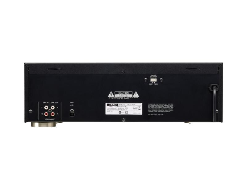 TEAC W-1200-B Schwarz