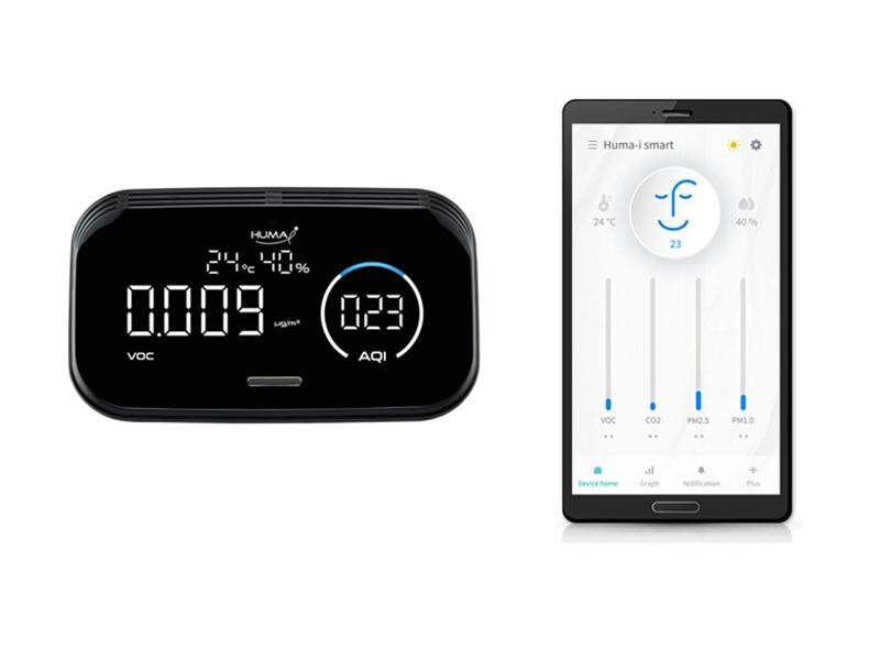 Humatech Luftgütemonitor Huma-i HI-300 Schwarz