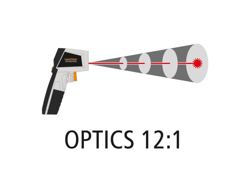 Laserliner Infrarot-Messgerät ThermoSpot Pocket