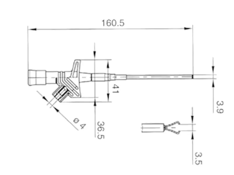 Velleman Klemmprüfspitze HM6410S