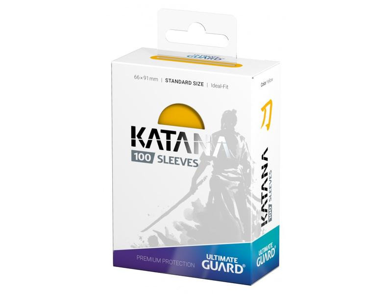 Ultimate Guard Kartenhülle Katana Sleeves Standardgrösse Gelb 100