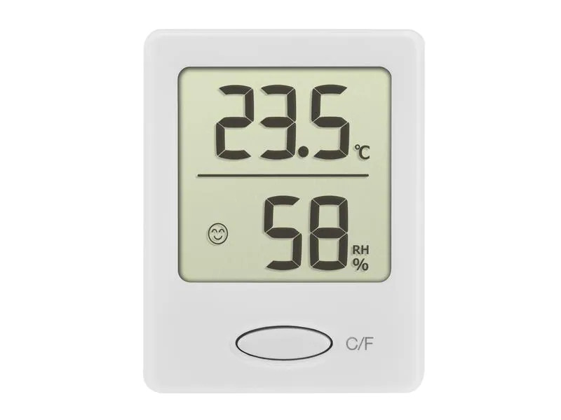 TFA Dostmann Thermo-/Hygrometer Digital Weiss