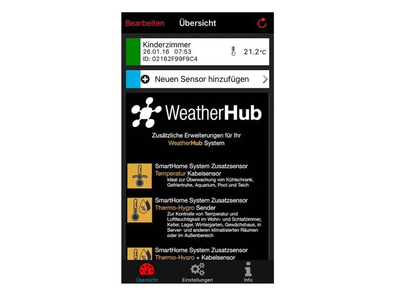 TFA Dostmann Wetterstation WeatherHub SET 1