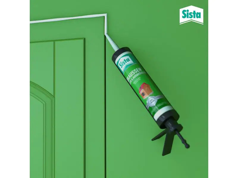Sista Dichtmasse Draussen Füllen &amp; Ausbessern 280 ml, Weiss