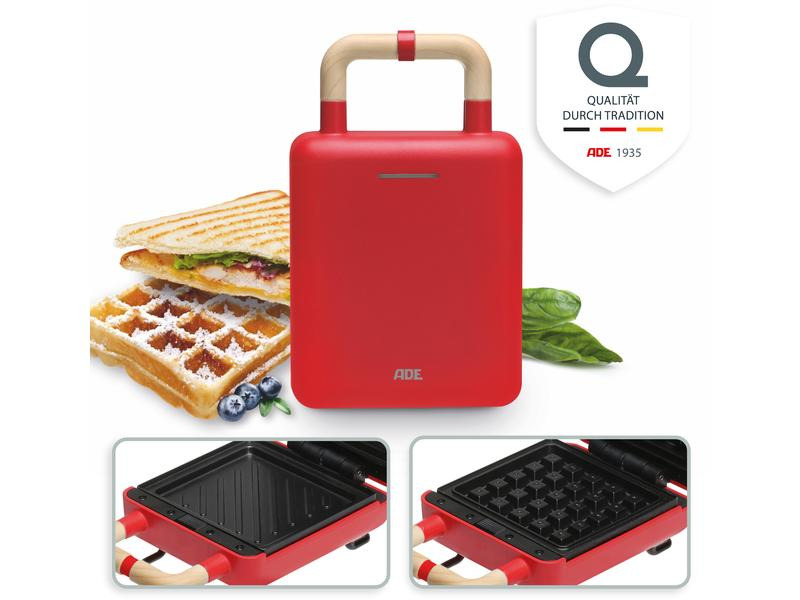 ADE Waffeleisen Weiss