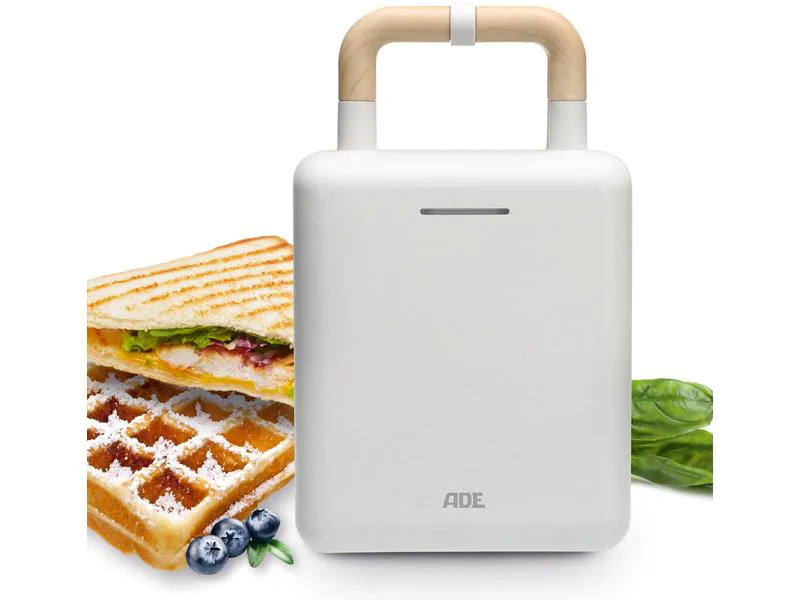 ADE Waffeleisen Weiss