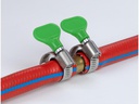 Delock Schlauchschellen-Set Edelstahl 400 SS 20-35 mm, Grün 5 Stück